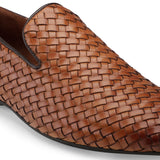 JOE SHU Men's Casual Loafer Shoe in Weave