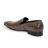 JOE SHU Men's Party slip-on shoe with glossy leather