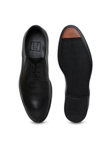 JOE SHU Men's Leather Formal Derby Lace-up Shoe