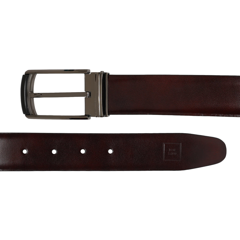 Genuine leather reversible belts