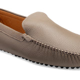 JOE SHU Men's Camel Casual Leather Loafer