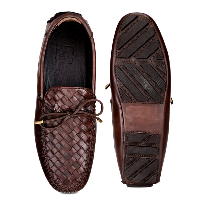 JOE SHU Men's Casual Genuine Leather Loafer