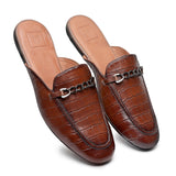 JOE SHU Men's Leather Mule slipper