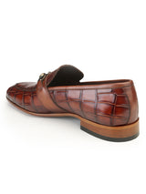 JOE SHU Men's Leather Slip-on Shoe with buckle